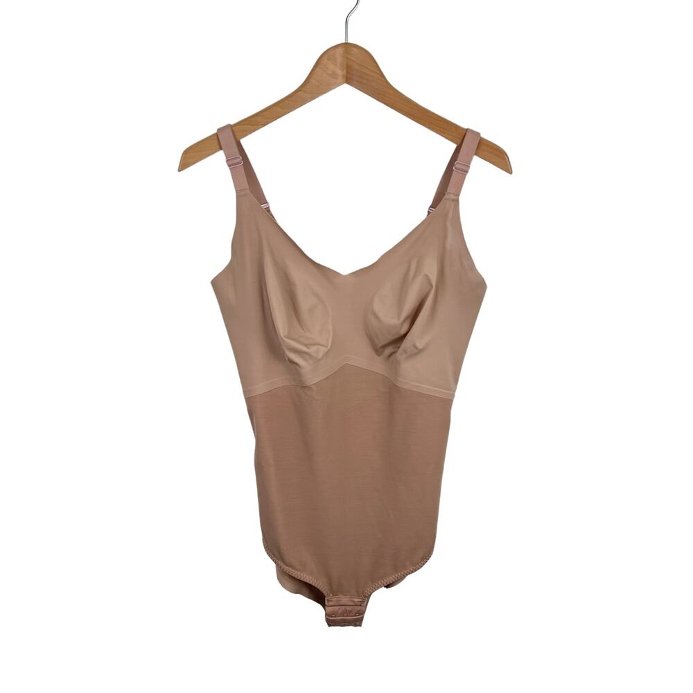 Honeylove Cami Bodysuit Sand shapewear tank full body